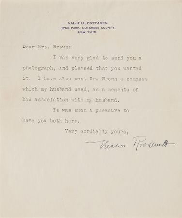 Lot #137 Eleanor Roosevelt Typed Letters Signed - Image 4