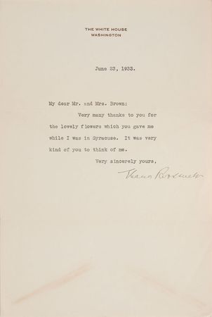 Lot #137 Eleanor Roosevelt Typed Letters Signed - Image 5