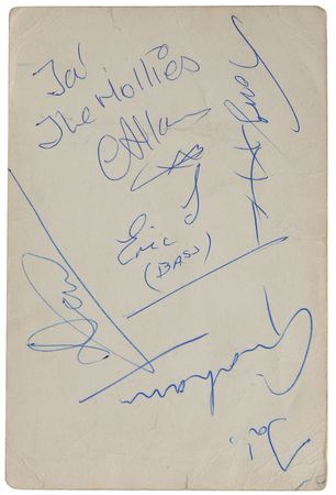 Lot #601 British Invasion Signature - Image 2