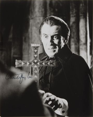 Lot #741 Christopher Lee Signed Photograph - Image 1