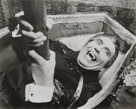 Lot #741 Christopher Lee Signed Photograph - Image 2