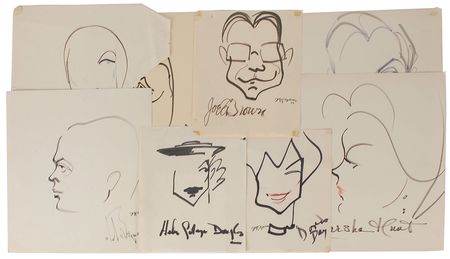 Lot #704 Celebrities Sketches - Image 1