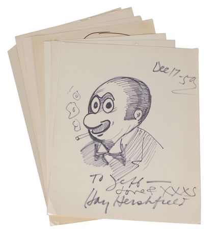 Lot #704 Celebrities Sketches - Image 3