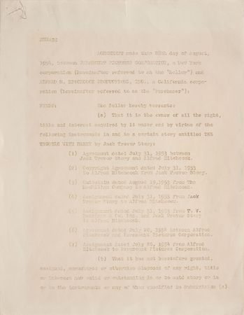 Lot #669 Alfred Hitchcock: Hitchcock takes on The Trouble with Harry - Image 1