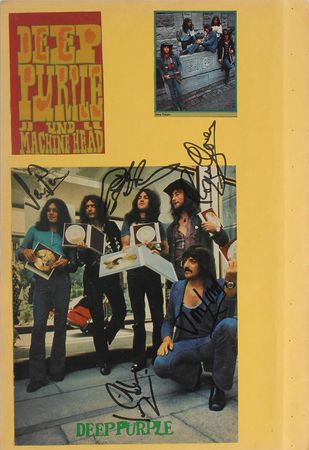 Lot #653 T-Rex and Deep Purple Signed Photographs - Image 1