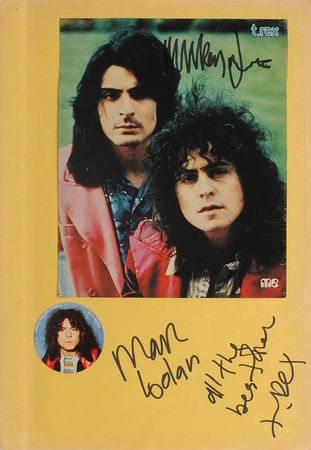 Lot #653 T-Rex and Deep Purple Signed Photographs - Image 2
