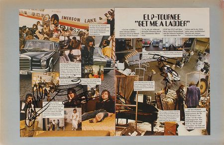 Lot #619 Emerson, Lake, and Palmer Signed Photographs - Image 2