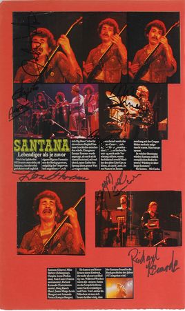 Lot #650 Santana Signed Photographs - Image 2