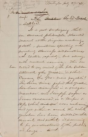 Lot #267 Thaddeus Stevens Handwritten Letter Signed - Image 1