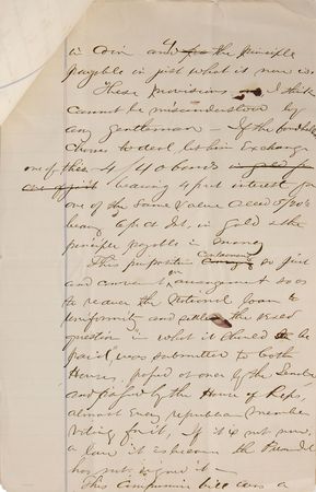 Lot #267 Thaddeus Stevens Handwritten Letter Signed - Image 4