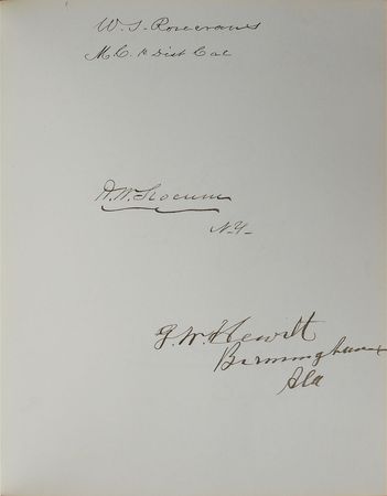 Lot #99 William McKinley and the 1884 Congress: Impressive compilation including McKinley, Harrison, and over 300 fellow congressmen - Image 4