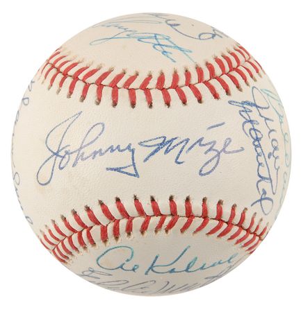 Lot #797 Baseball Hall of Famers Baseball - Image 1