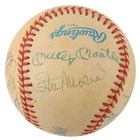 Lot #798 Baseball Hall of Famers Baseball - Image 3