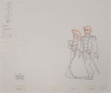 Lot #481 Ariel and Prince Eric keymaster background set-up from The Little Mermaid II Keymaster Background Set-Up - Image 3