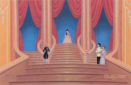 Lot #482 Ariel and Prince Eric keymaster background set-up from The Little Mermaid II Keymaster Background Set-Up - Image 1