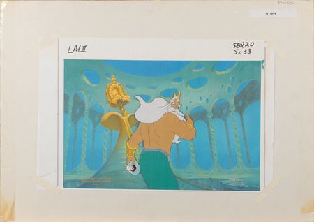 Lot #486 King Triton keymaster background set-up from The Little Mermaid II Keymaster Background Set-Up - Image 3