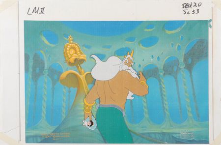 Lot #486 King Triton keymaster background set-up from The Little Mermaid II Keymaster Background Set-Up - Image 5