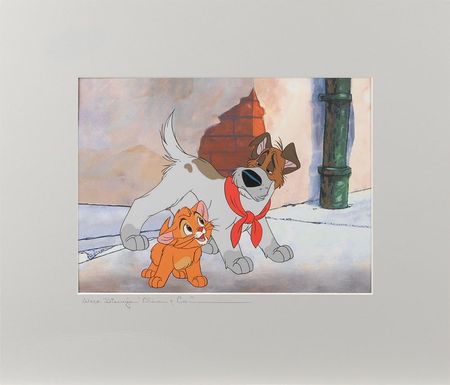 Lot #495 Oliver and Dodger limited edition cel from Oliver and Company Limited Edition Cel - Image 2