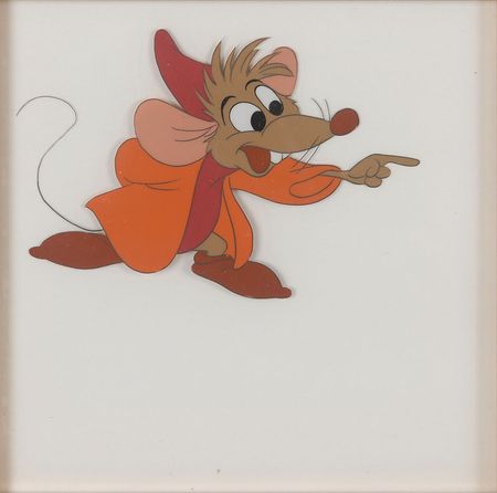 Lot #448 Gus and Jaq production cels from Cinderella Production Cels - Image 2