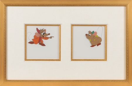 Lot #448 Gus and Jaq production cels from Cinderella Production Cels - Image 3