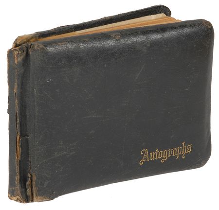 Lot #782 Baseball Hall of Famers: Ruth, Gehrig, Johnson, and More: Remarkable 1932 autograph book featuring over 50 Hall of Famersâ€”Ruth, Gehrig, Johnson, Wagner, Foxx, Ott, and more - Image 22