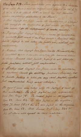 Lot #85 James Buchanan: Buchanan?s personal annotated copy of Constitutional Law - Image 3