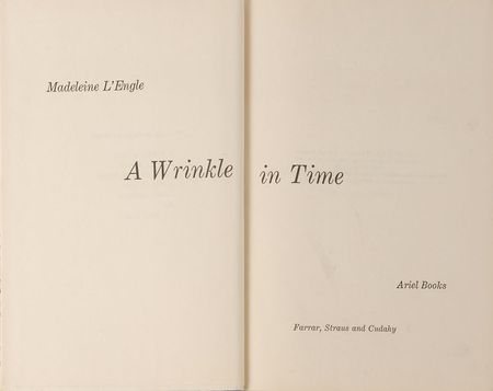 Lot #522 Madeleine L'Engle: Rare first edition of A Wrinkle in Time - Image 3