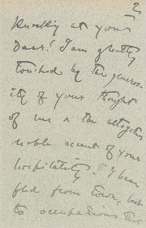 Lot #519 Henry James Handwritten Letter Signed - Image 2