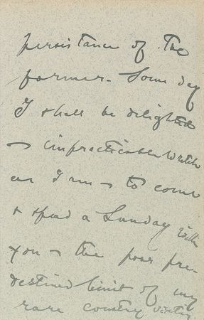 Lot #519 Henry James Handwritten Letter Signed - Image 4