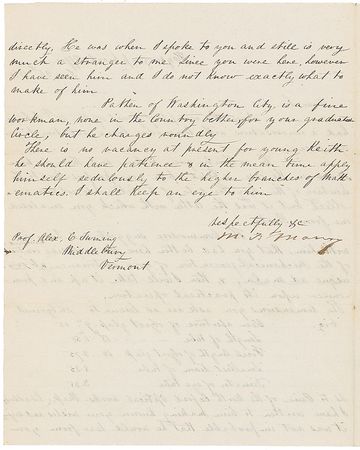 Lot #282 Matthew F. Maury Signed Letter - Image 2