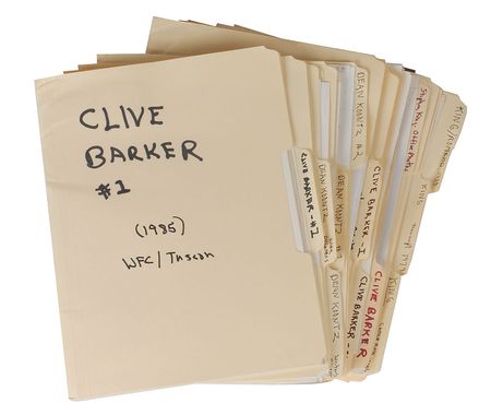 Lot #534 The Stanley Wiater Archive of Modern Horror Literature (100 Boxes) - Image 13