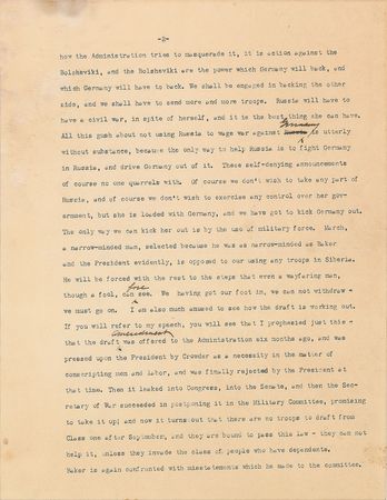Lot #107 William H. Taft Typed Letter Signed - Image 2