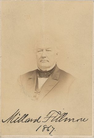 Lot #79 Millard Fillmore: Sought-after carte-de-visite of Fillmore - Image 1