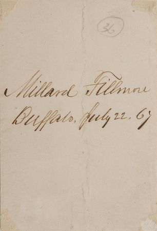 Lot #79 Millard Fillmore: Sought-after carte-de-visite of Fillmore - Image 2