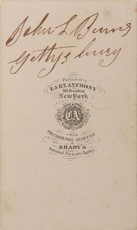 Lot #274 John L. Burns Signed Photograph - Image 2