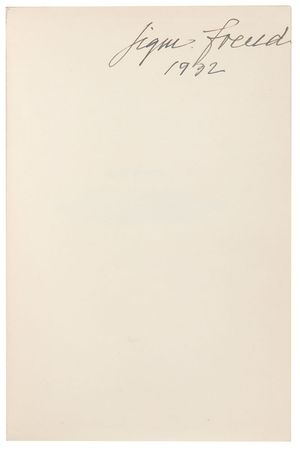 Lot #197 Sigmund Freud - Image 1
