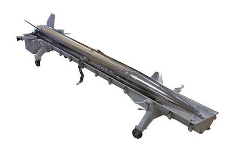 Lot #59 CIAM/NASA Wind Tunnel Test Model: Massive 10â??foot long aerodynamic test model rocket - Image 3