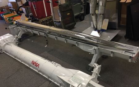 Lot #59 CIAM/NASA Wind Tunnel Test Model: Massive 10â??foot long aerodynamic test model rocket - Image 2