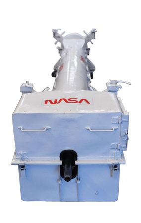 Lot #59 CIAM/NASA Wind Tunnel Test Model: Massive 10â??foot long aerodynamic test model rocket - Image 6