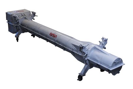 Lot #59 CIAM/NASA Wind Tunnel Test Model: Massive 10â??foot long aerodynamic test model rocket - Image 10