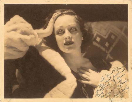 Lot #8067 Joan Crawford Oversized Signed Photograph - Image 1