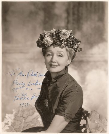 Lot #8192 Hedda  Hopper Signed Photograph - Image 1