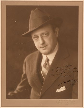 Lot #8011 Jesse Lasky Signed Photograph