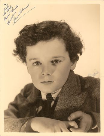 Lot #8045 Freddie Bartholomew Oversized Signed Photograph - Image 1