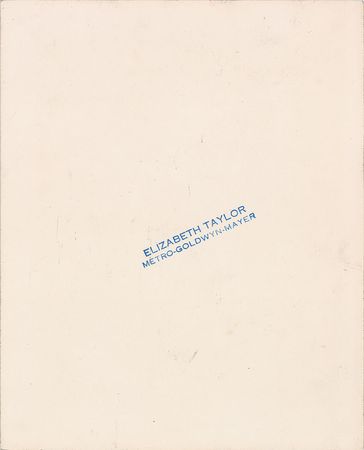 Lot #8251 Elizabeth Taylor Signed Photograph - Image 2