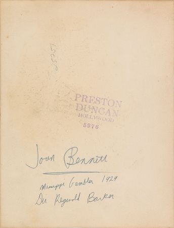 Lot #8186 Joan Bennett Oversized Signed Photograph - Image 2