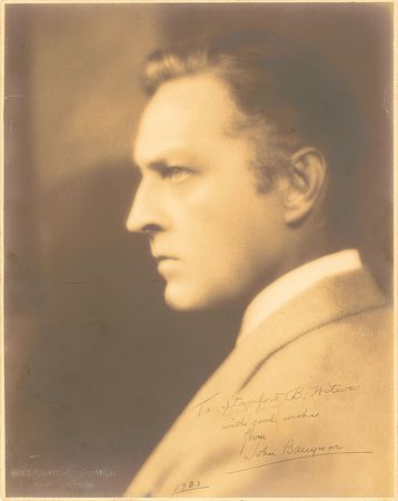 Lot #8004 John Barrymore Signed Photograph