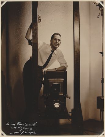 Lot #8196 Yousuf Karsh Oversized Signed Photograph - Image 1