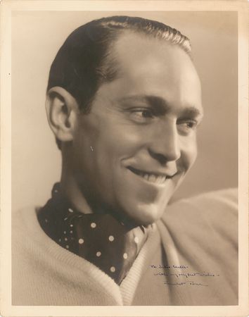 Lot #8162 Franchot Tone Oversized Signed Photograph - Image 1