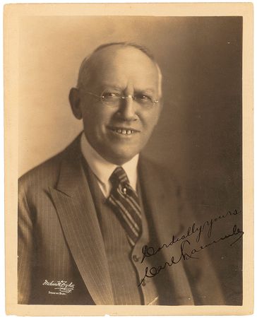 Lot #8010 Carl Laemmle Signed Photograph